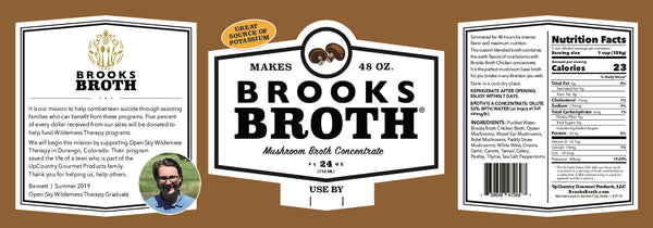 Brooks Broth Mushroom - 12 Pack